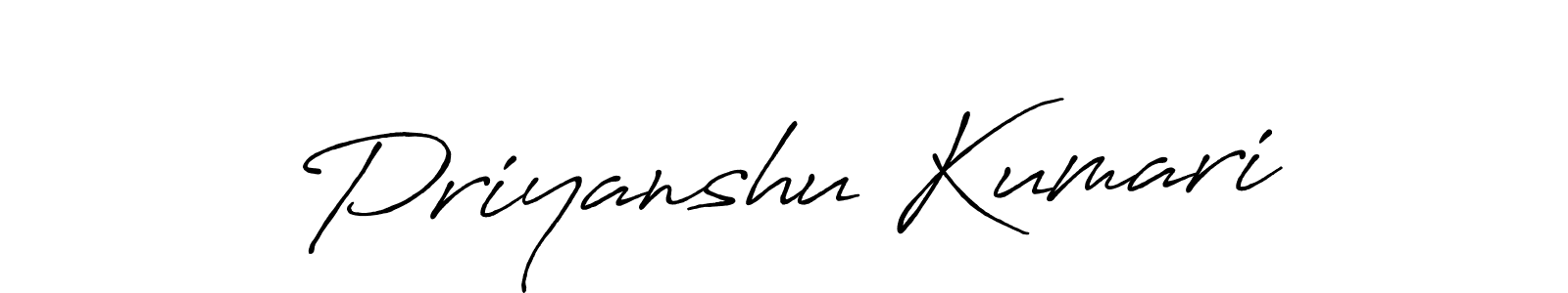 It looks lik you need a new signature style for name Priyanshu Kumari. Design unique handwritten (Antro_Vectra_Bolder) signature with our free signature maker in just a few clicks. Priyanshu Kumari signature style 7 images and pictures png