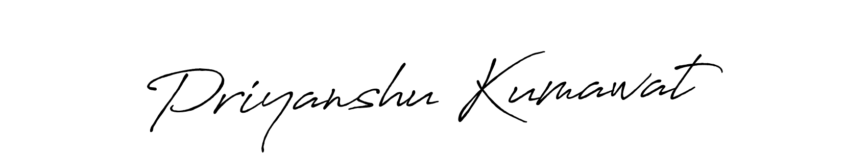 Also we have Priyanshu Kumawat name is the best signature style. Create professional handwritten signature collection using Antro_Vectra_Bolder autograph style. Priyanshu Kumawat signature style 7 images and pictures png