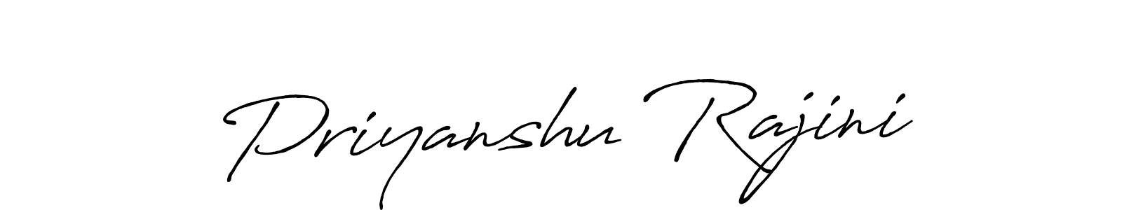 Design your own signature with our free online signature maker. With this signature software, you can create a handwritten (Antro_Vectra_Bolder) signature for name Priyanshu Rajini. Priyanshu Rajini signature style 7 images and pictures png