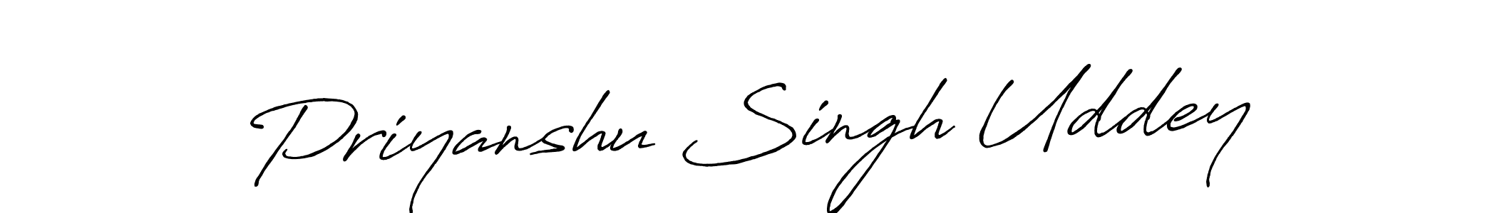 Make a beautiful signature design for name Priyanshu Singh Uddey. Use this online signature maker to create a handwritten signature for free. Priyanshu Singh Uddey signature style 7 images and pictures png