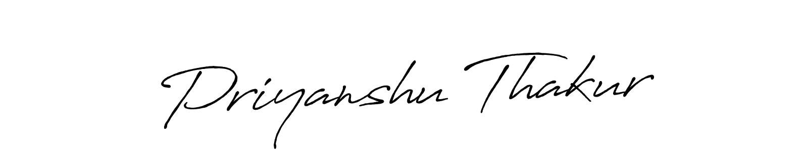 This is the best signature style for the Priyanshu Thakur name. Also you like these signature font (Antro_Vectra_Bolder). Mix name signature. Priyanshu Thakur signature style 7 images and pictures png