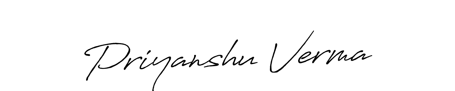 Make a beautiful signature design for name Priyanshu Verma. Use this online signature maker to create a handwritten signature for free. Priyanshu Verma signature style 7 images and pictures png