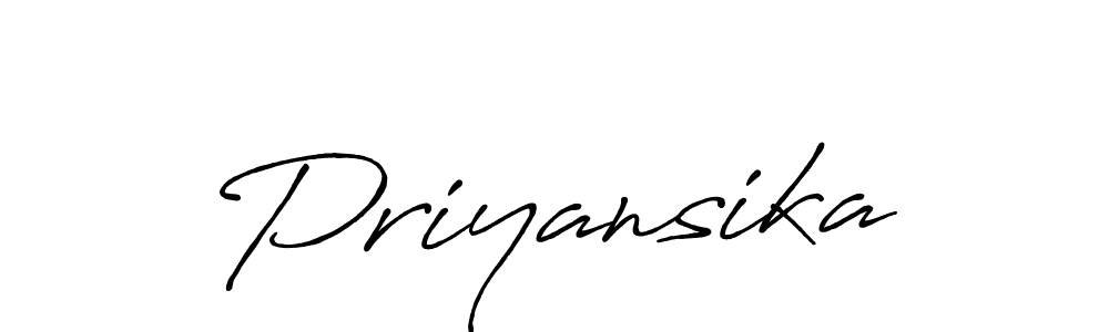 The best way (Antro_Vectra_Bolder) to make a short signature is to pick only two or three words in your name. The name Priyansika include a total of six letters. For converting this name. Priyansika signature style 7 images and pictures png