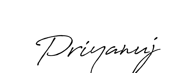 The best way (Antro_Vectra_Bolder) to make a short signature is to pick only two or three words in your name. The name Priyanuj include a total of six letters. For converting this name. Priyanuj signature style 7 images and pictures png