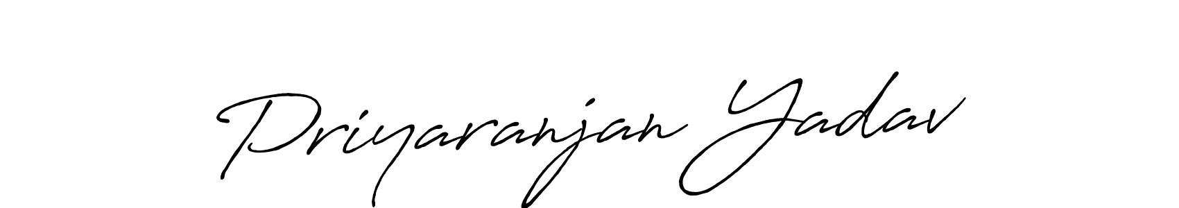 Also we have Priyaranjan Yadav name is the best signature style. Create professional handwritten signature collection using Antro_Vectra_Bolder autograph style. Priyaranjan Yadav signature style 7 images and pictures png