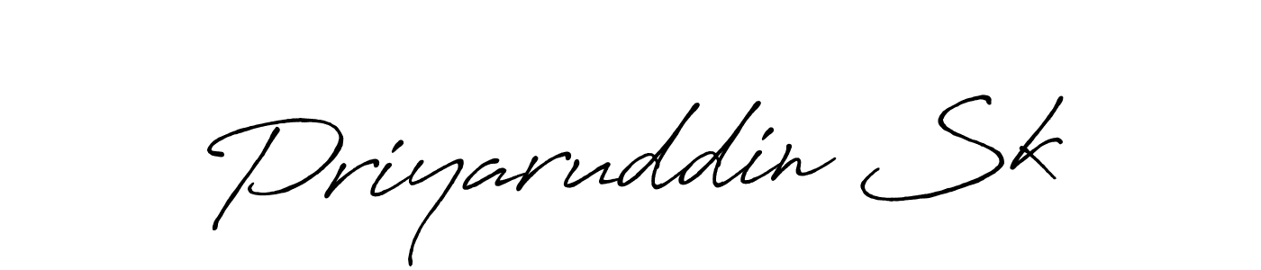Also we have Priyaruddin Sk name is the best signature style. Create professional handwritten signature collection using Antro_Vectra_Bolder autograph style. Priyaruddin Sk signature style 7 images and pictures png