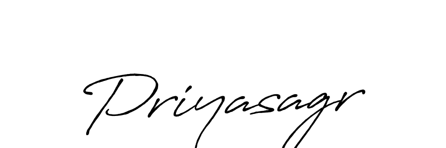 Design your own signature with our free online signature maker. With this signature software, you can create a handwritten (Antro_Vectra_Bolder) signature for name Priyasagr. Priyasagr signature style 7 images and pictures png