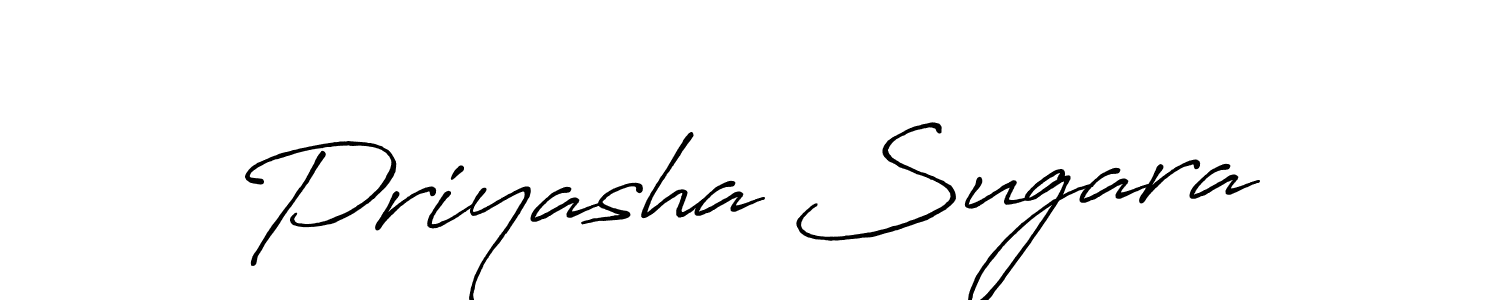 Also we have Priyasha Sugara name is the best signature style. Create professional handwritten signature collection using Antro_Vectra_Bolder autograph style. Priyasha Sugara signature style 7 images and pictures png