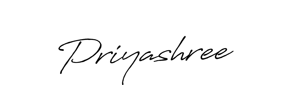 Use a signature maker to create a handwritten signature online. With this signature software, you can design (Antro_Vectra_Bolder) your own signature for name Priyashree. Priyashree signature style 7 images and pictures png