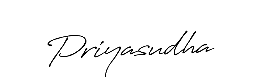 How to make Priyasudha name signature. Use Antro_Vectra_Bolder style for creating short signs online. This is the latest handwritten sign. Priyasudha signature style 7 images and pictures png
