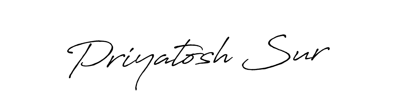 Make a beautiful signature design for name Priyatosh Sur. Use this online signature maker to create a handwritten signature for free. Priyatosh Sur signature style 7 images and pictures png