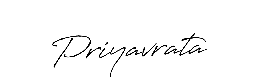 Also we have Priyavrata name is the best signature style. Create professional handwritten signature collection using Antro_Vectra_Bolder autograph style. Priyavrata signature style 7 images and pictures png