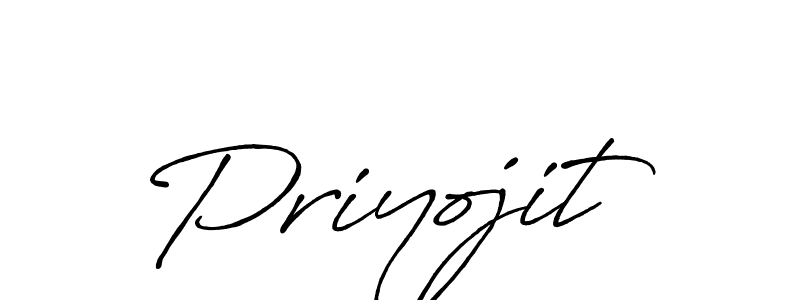 How to make Priyojit signature? Antro_Vectra_Bolder is a professional autograph style. Create handwritten signature for Priyojit name. Priyojit signature style 7 images and pictures png