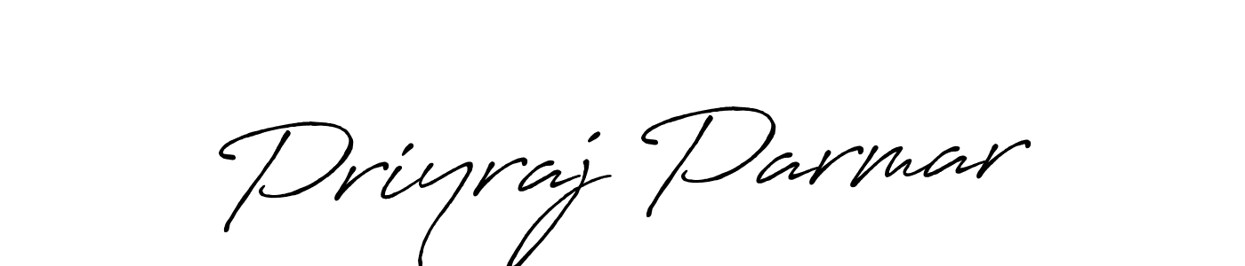 Priyraj Parmar stylish signature style. Best Handwritten Sign (Antro_Vectra_Bolder) for my name. Handwritten Signature Collection Ideas for my name Priyraj Parmar. Priyraj Parmar signature style 7 images and pictures png