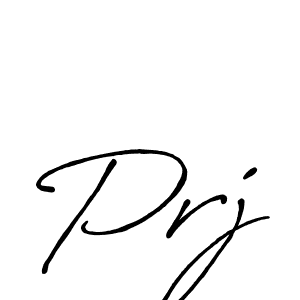 Design your own signature with our free online signature maker. With this signature software, you can create a handwritten (Antro_Vectra_Bolder) signature for name Prj. Prj signature style 7 images and pictures png