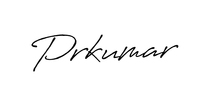 Make a beautiful signature design for name Prkumar. With this signature (Antro_Vectra_Bolder) style, you can create a handwritten signature for free. Prkumar signature style 7 images and pictures png