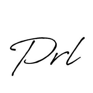 It looks lik you need a new signature style for name Prl. Design unique handwritten (Antro_Vectra_Bolder) signature with our free signature maker in just a few clicks. Prl signature style 7 images and pictures png