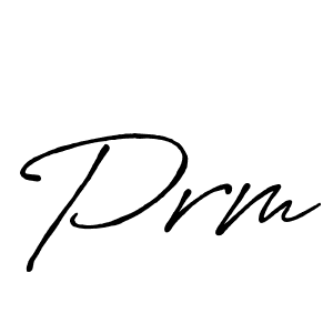 It looks lik you need a new signature style for name Prm. Design unique handwritten (Antro_Vectra_Bolder) signature with our free signature maker in just a few clicks. Prm signature style 7 images and pictures png