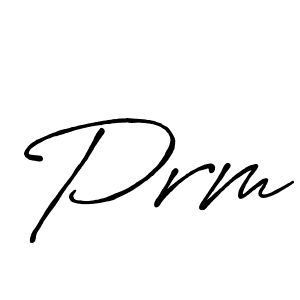 Use a signature maker to create a handwritten signature online. With this signature software, you can design (Antro_Vectra_Bolder) your own signature for name Prm. Prm signature style 7 images and pictures png