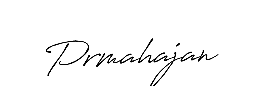 It looks lik you need a new signature style for name Prmahajan. Design unique handwritten (Antro_Vectra_Bolder) signature with our free signature maker in just a few clicks. Prmahajan signature style 7 images and pictures png