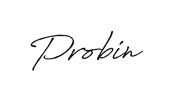 Once you've used our free online signature maker to create your best signature Antro_Vectra_Bolder style, it's time to enjoy all of the benefits that Probin name signing documents. Probin signature style 7 images and pictures png