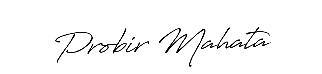 How to Draw Probir Mahata signature style? Antro_Vectra_Bolder is a latest design signature styles for name Probir Mahata. Probir Mahata signature style 7 images and pictures png