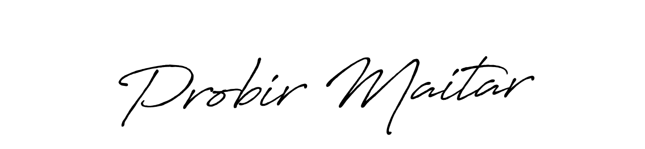 Also You can easily find your signature by using the search form. We will create Probir Maitar name handwritten signature images for you free of cost using Antro_Vectra_Bolder sign style. Probir Maitar signature style 7 images and pictures png
