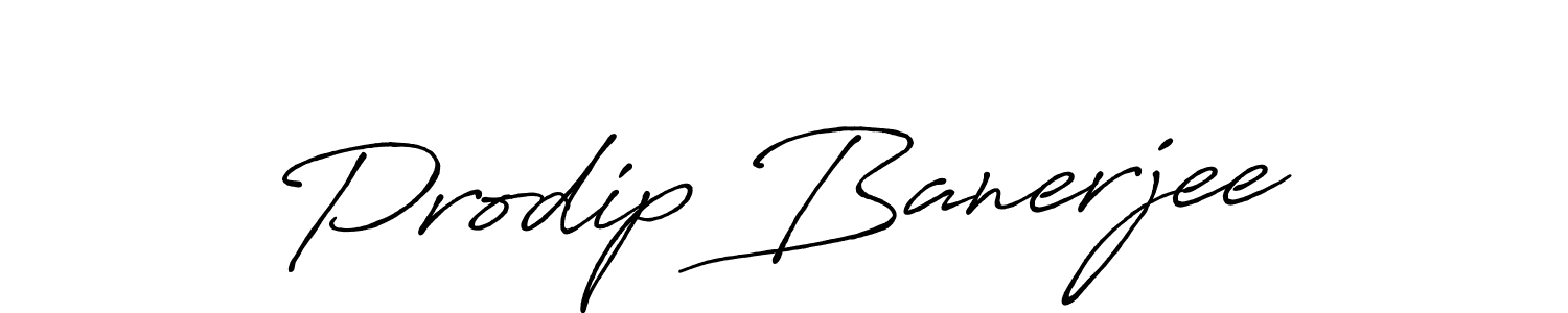 How to make Prodip Banerjee signature? Antro_Vectra_Bolder is a professional autograph style. Create handwritten signature for Prodip Banerjee name. Prodip Banerjee signature style 7 images and pictures png