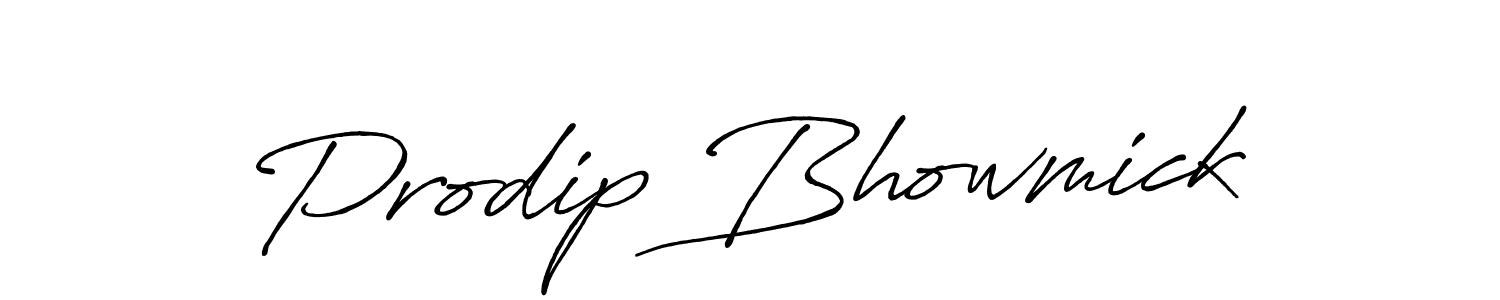 Use a signature maker to create a handwritten signature online. With this signature software, you can design (Antro_Vectra_Bolder) your own signature for name Prodip Bhowmick. Prodip Bhowmick signature style 7 images and pictures png