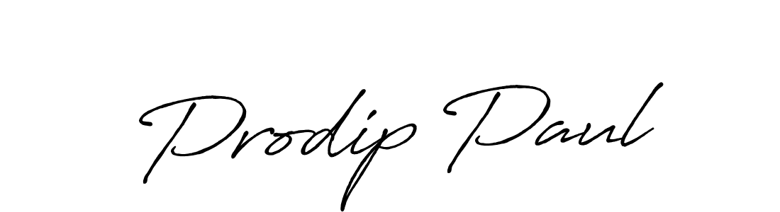 Use a signature maker to create a handwritten signature online. With this signature software, you can design (Antro_Vectra_Bolder) your own signature for name Prodip Paul. Prodip Paul signature style 7 images and pictures png