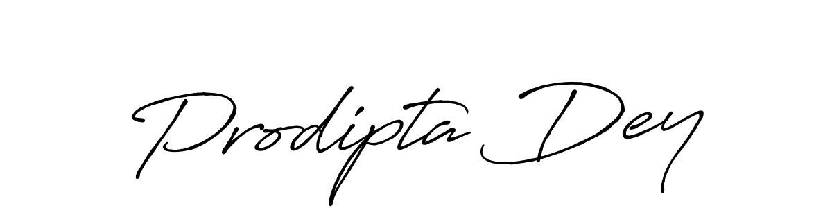 Prodipta Dey stylish signature style. Best Handwritten Sign (Antro_Vectra_Bolder) for my name. Handwritten Signature Collection Ideas for my name Prodipta Dey. Prodipta Dey signature style 7 images and pictures png