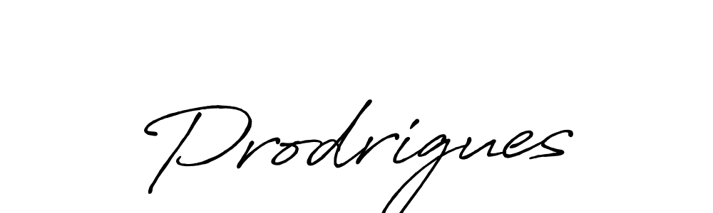 Design your own signature with our free online signature maker. With this signature software, you can create a handwritten (Antro_Vectra_Bolder) signature for name Prodrigues. Prodrigues signature style 7 images and pictures png