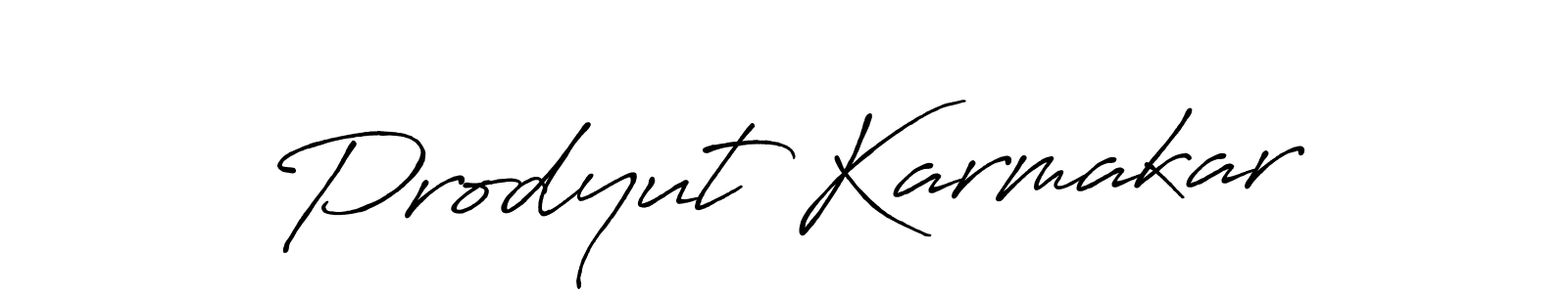 It looks lik you need a new signature style for name Prodyut Karmakar. Design unique handwritten (Antro_Vectra_Bolder) signature with our free signature maker in just a few clicks. Prodyut Karmakar signature style 7 images and pictures png