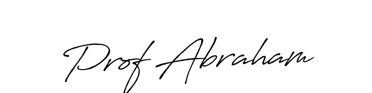 How to make Prof Abraham name signature. Use Antro_Vectra_Bolder style for creating short signs online. This is the latest handwritten sign. Prof Abraham signature style 7 images and pictures png