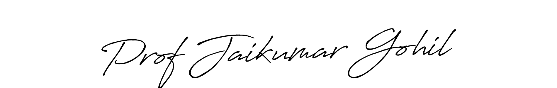 if you are searching for the best signature style for your name Prof Jaikumar Gohil. so please give up your signature search. here we have designed multiple signature styles  using Antro_Vectra_Bolder. Prof Jaikumar Gohil signature style 7 images and pictures png