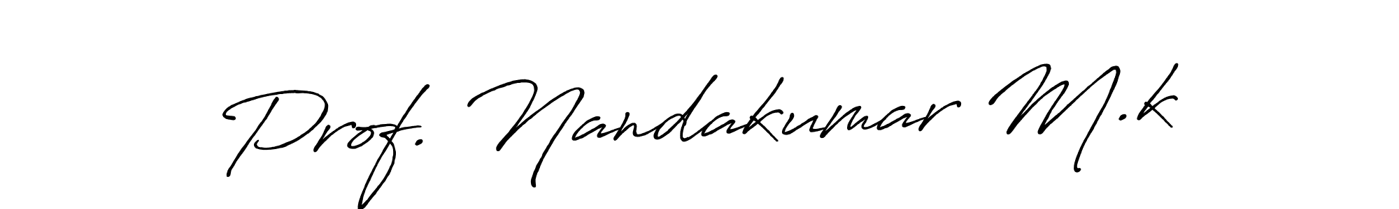 This is the best signature style for the Prof. Nandakumar M.k name. Also you like these signature font (Antro_Vectra_Bolder). Mix name signature. Prof. Nandakumar M.k signature style 7 images and pictures png