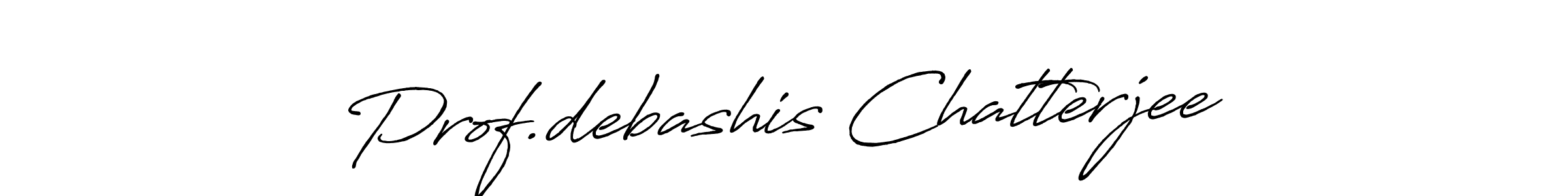 How to make Prof.debashis Chatterjee name signature. Use Antro_Vectra_Bolder style for creating short signs online. This is the latest handwritten sign. Prof.debashis Chatterjee signature style 7 images and pictures png