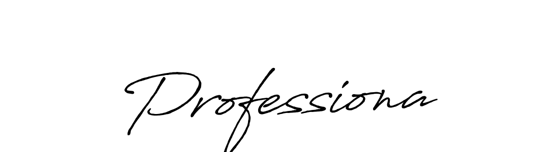 It looks lik you need a new signature style for name Professiona. Design unique handwritten (Antro_Vectra_Bolder) signature with our free signature maker in just a few clicks. Professiona signature style 7 images and pictures png
