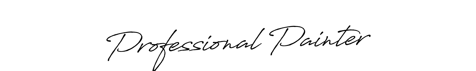 Antro_Vectra_Bolder is a professional signature style that is perfect for those who want to add a touch of class to their signature. It is also a great choice for those who want to make their signature more unique. Get Professional Painter name to fancy signature for free. Professional Painter signature style 7 images and pictures png