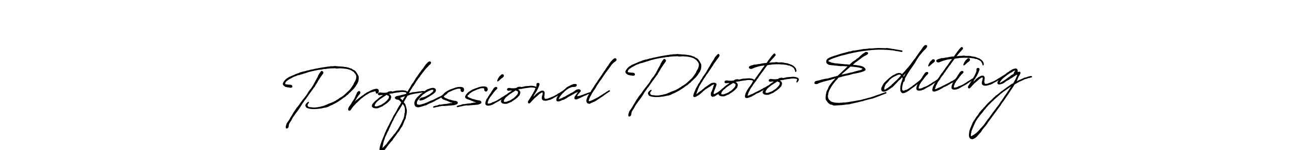 Also You can easily find your signature by using the search form. We will create Professional Photo Editing name handwritten signature images for you free of cost using Antro_Vectra_Bolder sign style. Professional Photo Editing signature style 7 images and pictures png