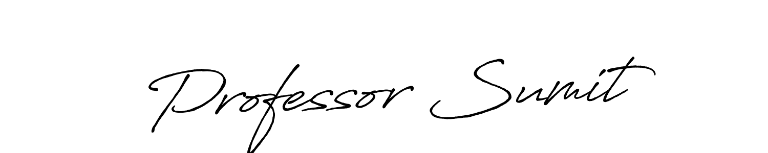 This is the best signature style for the Professor Sumit name. Also you like these signature font (Antro_Vectra_Bolder). Mix name signature. Professor Sumit signature style 7 images and pictures png