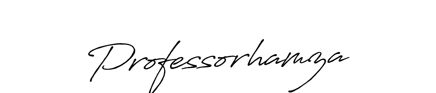 Design your own signature with our free online signature maker. With this signature software, you can create a handwritten (Antro_Vectra_Bolder) signature for name Professorhamza. Professorhamza signature style 7 images and pictures png