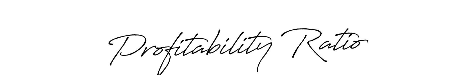Profitability Ratio stylish signature style. Best Handwritten Sign (Antro_Vectra_Bolder) for my name. Handwritten Signature Collection Ideas for my name Profitability Ratio. Profitability Ratio signature style 7 images and pictures png
