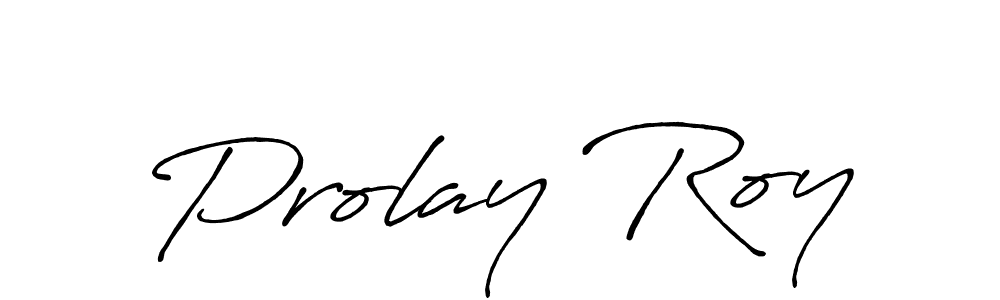 How to make Prolay Roy signature? Antro_Vectra_Bolder is a professional autograph style. Create handwritten signature for Prolay Roy name. Prolay Roy signature style 7 images and pictures png