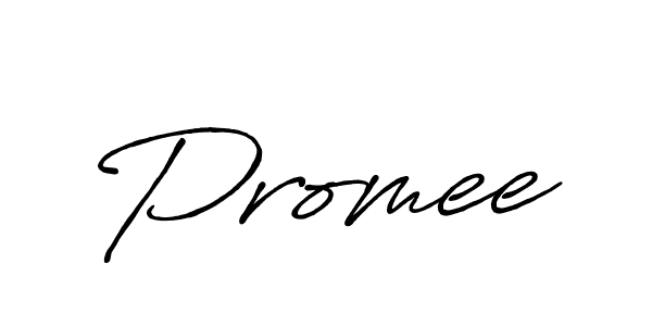 Design your own signature with our free online signature maker. With this signature software, you can create a handwritten (Antro_Vectra_Bolder) signature for name Promee. Promee signature style 7 images and pictures png