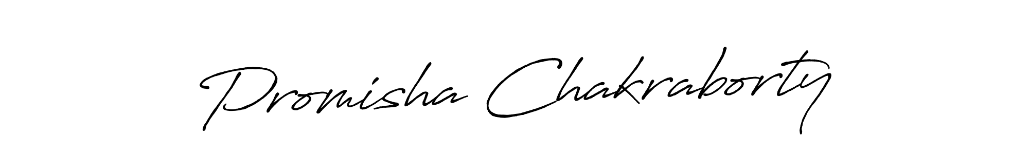 Use a signature maker to create a handwritten signature online. With this signature software, you can design (Antro_Vectra_Bolder) your own signature for name Promisha Chakraborty. Promisha Chakraborty signature style 7 images and pictures png