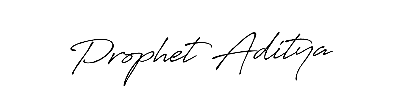 Make a beautiful signature design for name Prophet Aditya. Use this online signature maker to create a handwritten signature for free. Prophet Aditya signature style 7 images and pictures png