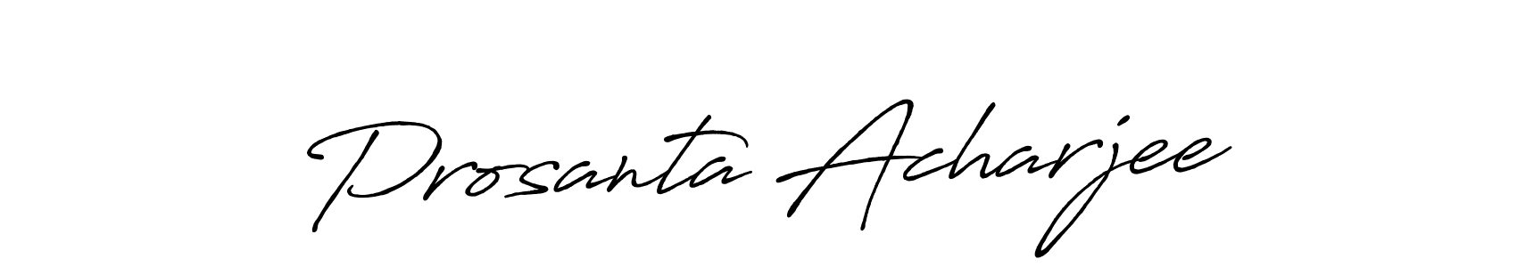 How to make Prosanta Acharjee signature? Antro_Vectra_Bolder is a professional autograph style. Create handwritten signature for Prosanta Acharjee name. Prosanta Acharjee signature style 7 images and pictures png