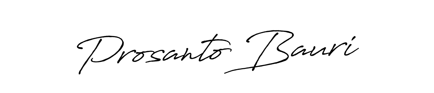 Make a beautiful signature design for name Prosanto Bauri. Use this online signature maker to create a handwritten signature for free. Prosanto Bauri signature style 7 images and pictures png