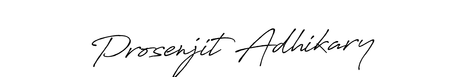 How to make Prosenjit Adhikary signature? Antro_Vectra_Bolder is a professional autograph style. Create handwritten signature for Prosenjit Adhikary name. Prosenjit Adhikary signature style 7 images and pictures png